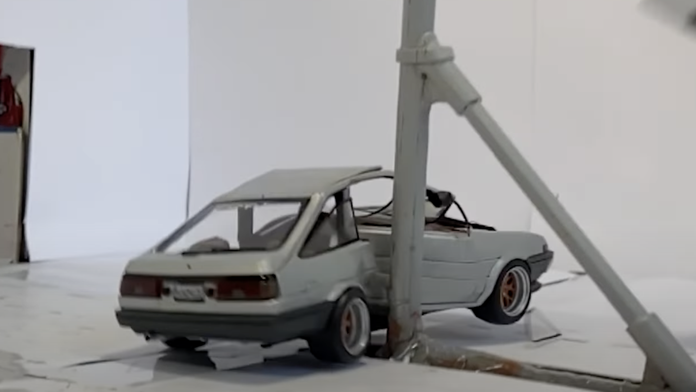 This Person Builds Detailed Plasticine Cars, Then Smashes Them Up